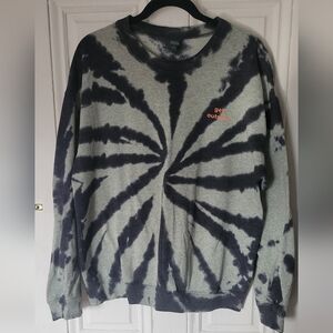 Wild Fable Gray and Black Spiral Sweater
